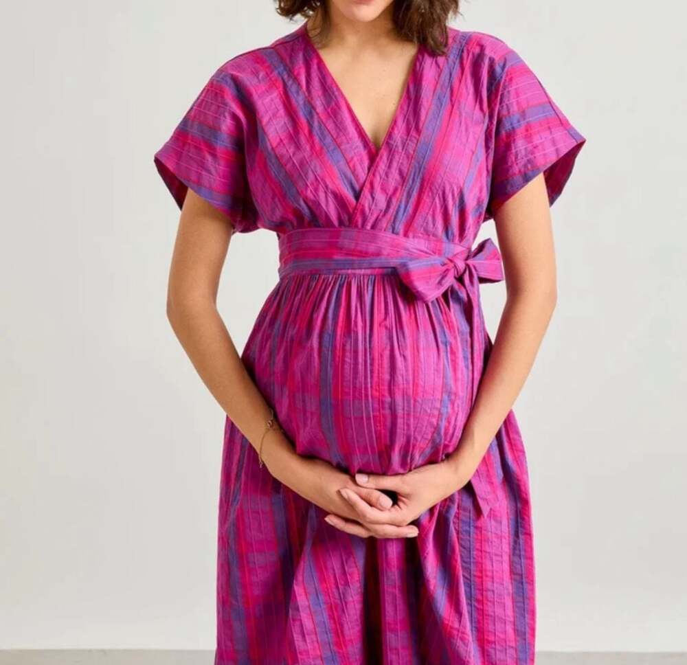 Hatch Natalia Maternity Maxi Dress